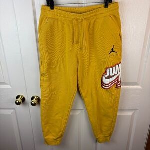 Nike Air Jordan Jumpman Gold Jogger Sweatpants